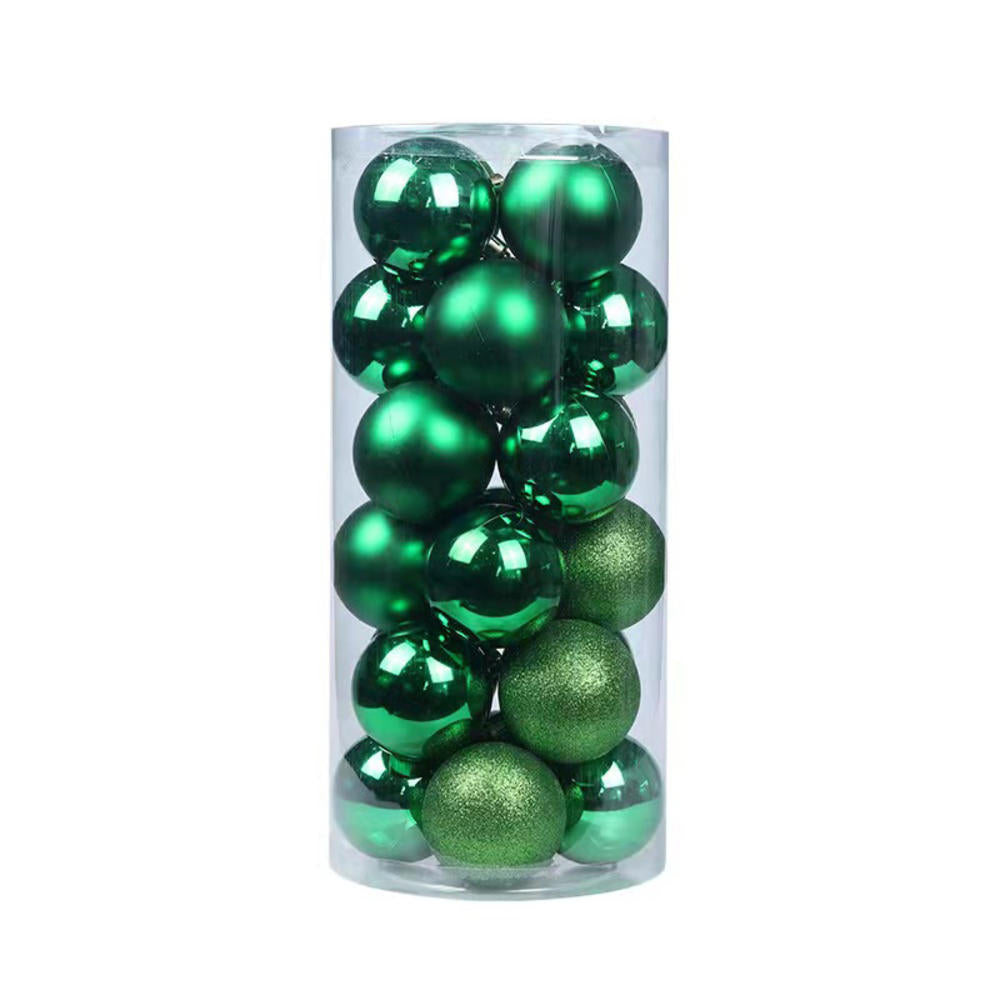 Mini Christmas Balls Ornaments, Flocked Christmas Balls, Christmas Tree Hanging Decor