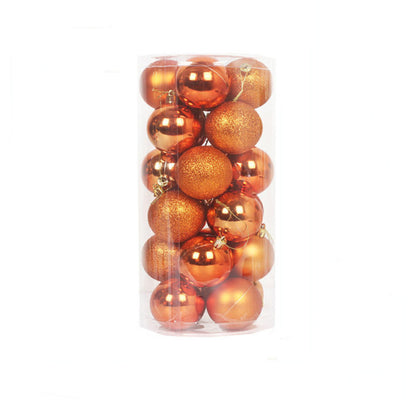 Mini Christmas Balls Ornaments, Flocked Christmas Balls, Christmas Tree Hanging Decor
