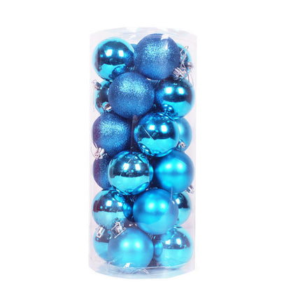 Mini Christmas Balls Ornaments, Flocked Christmas Balls, Christmas Tree Hanging Decor