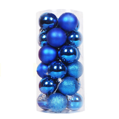 Mini Christmas Balls Ornaments, Flocked Christmas Balls, Christmas Tree Hanging Decor