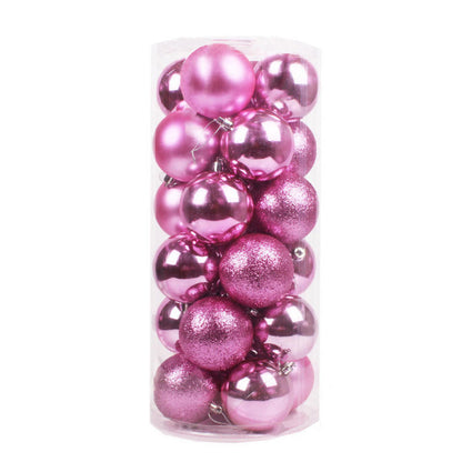 Mini Christmas Balls Ornaments, Flocked Christmas Balls, Christmas Tree Hanging Decor