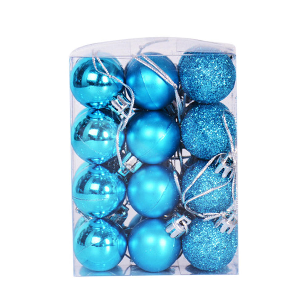 Mini Christmas Balls Ornaments, Flocked Christmas Balls, Christmas Tree Hanging Decor