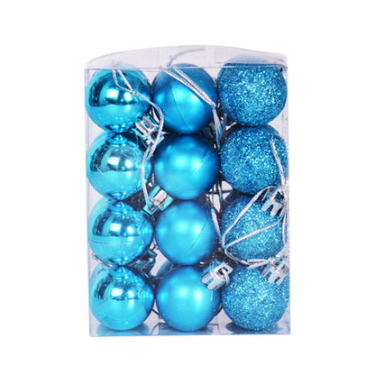 Mini Christmas Balls Ornaments, Flocked Christmas Balls, Christmas Tree Hanging Decor