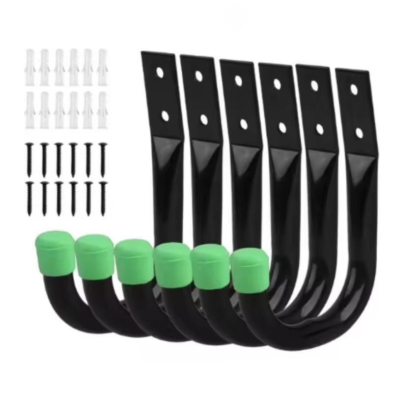 6 Pack Bike Wall Mount Hooks Bicycle Support For MTB Road Bike Parking Hanging Holder Stand 5