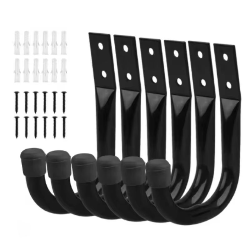 6 Pack Bike Wall Mount Hooks Bicycle Support For MTB Road Bike Parking Hanging Holder Stand 6