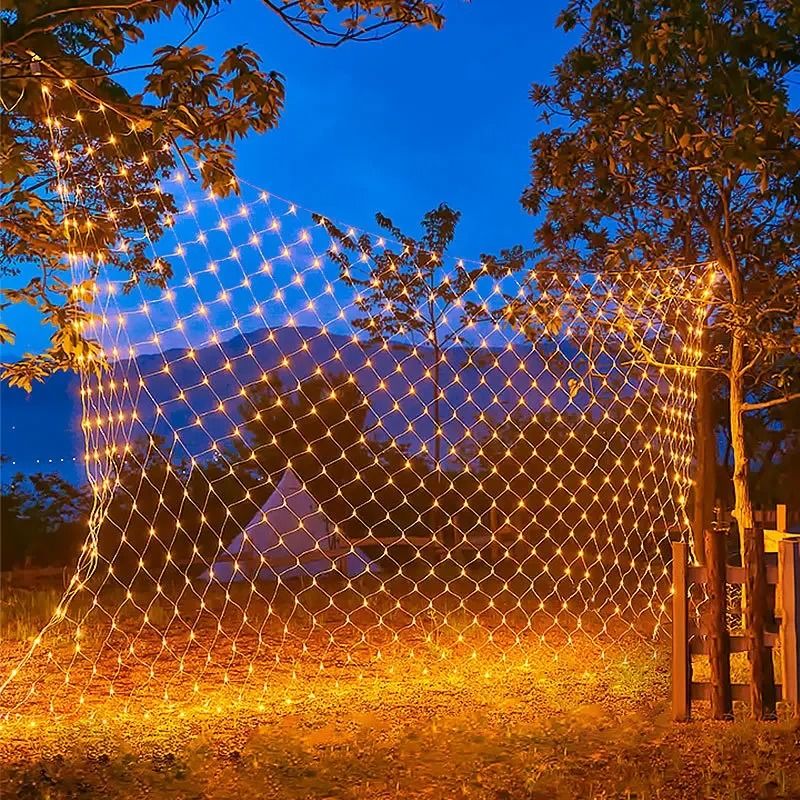 Christmas Net Mesh LED String Light for Holiday and Party Decorations