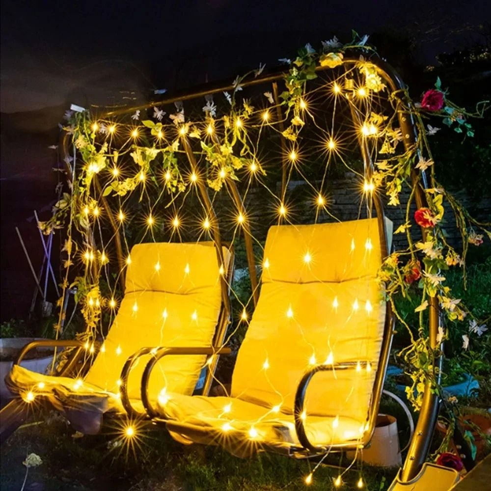 Christmas Net Mesh LED String Light For Holiday And Party Decorations 5