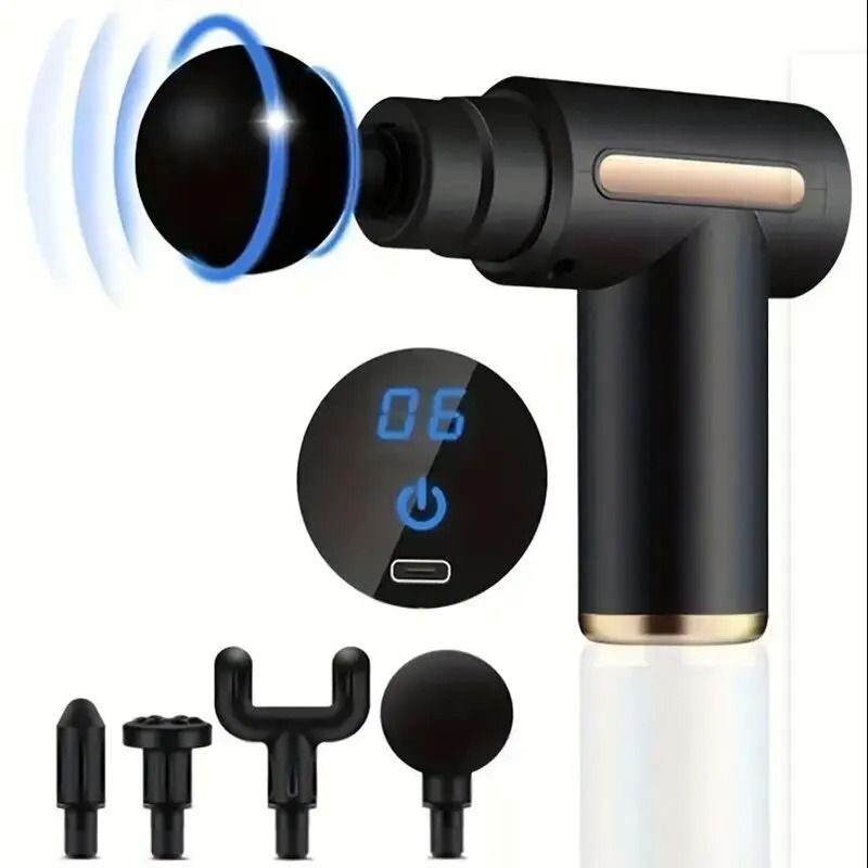 Mini Muscle Massage Gun Portable Body Massager For Back Neck And Leg Relief 1