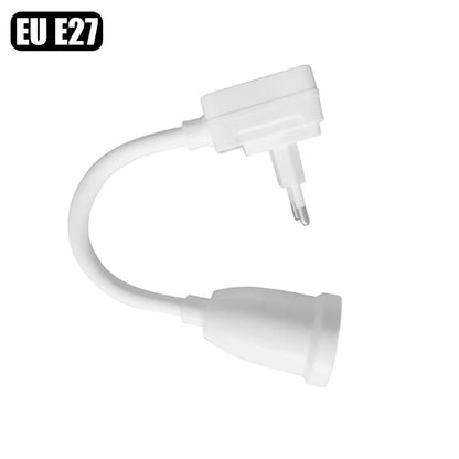 Direct Plug In Rotary Lamp Holder With Switch For E27 Bulb Socket 11
