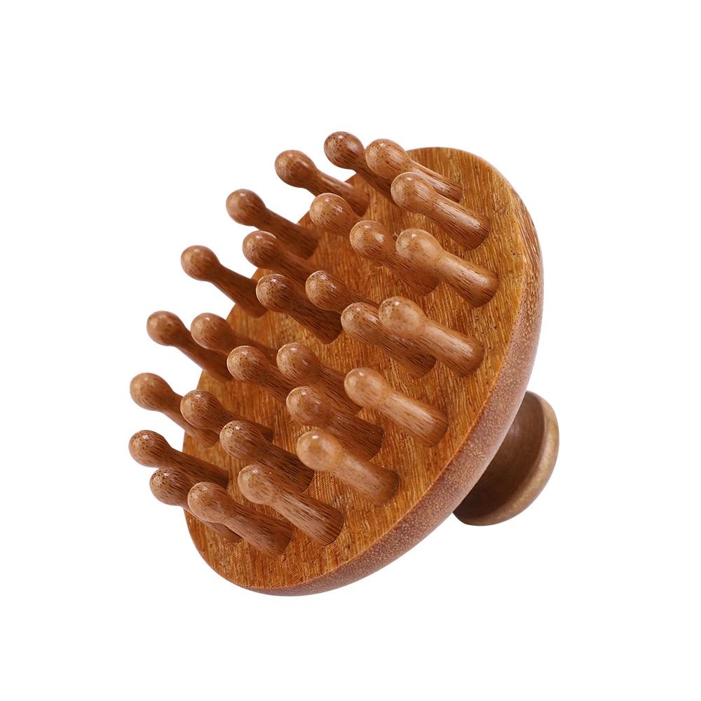 Product Name Multi Functional Wood Therapy Massage Comb Sandalwood Scalp Massager 5