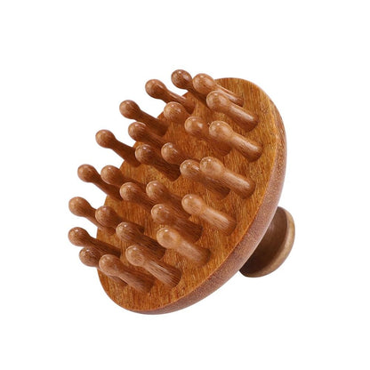 Product Name Multi Functional Wood Therapy Massage Comb Sandalwood Scalp Massager 5