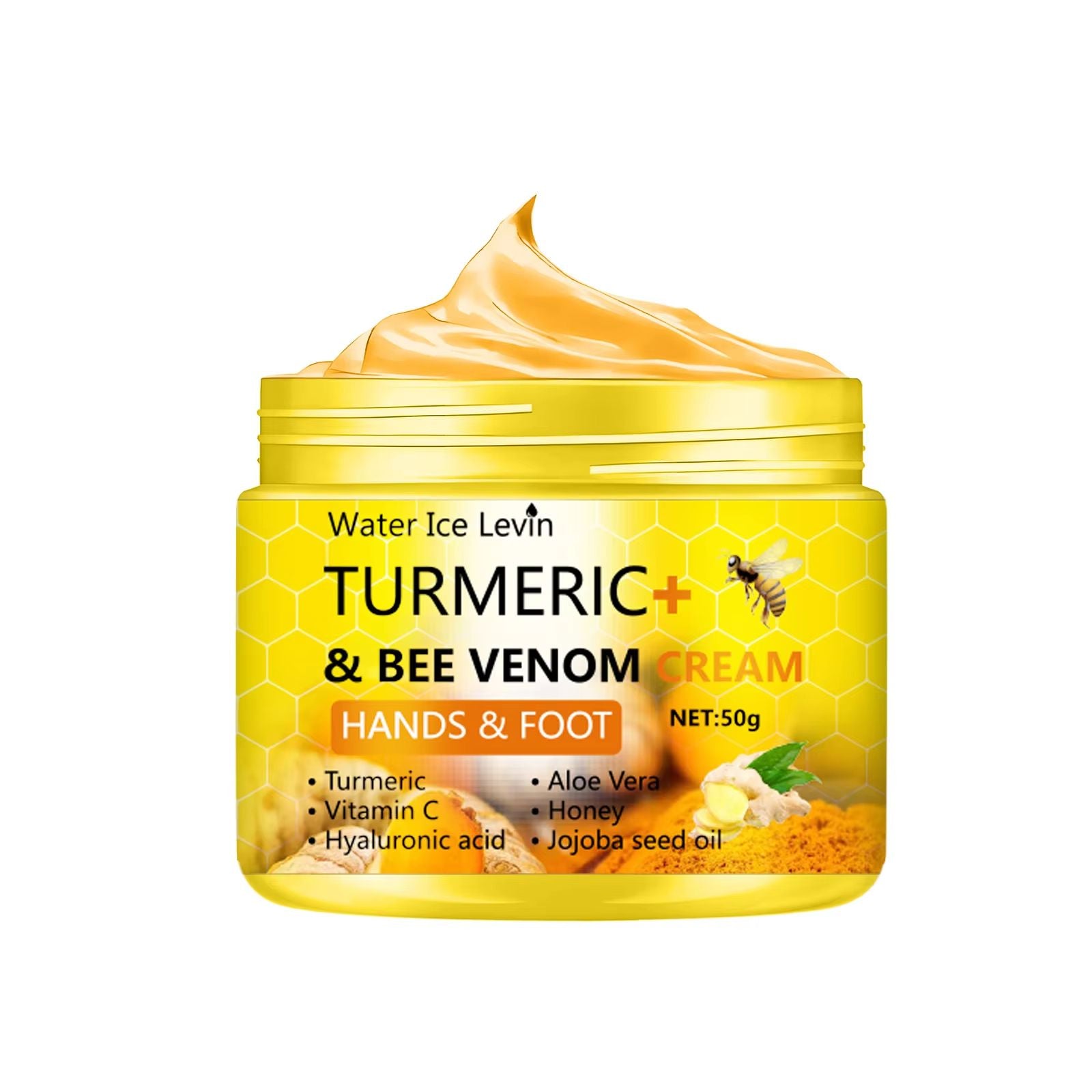 Turmeric Bee Venom Foot  Hand Repair Cream  AntiDrying  Cracked Skin Care 50g 6