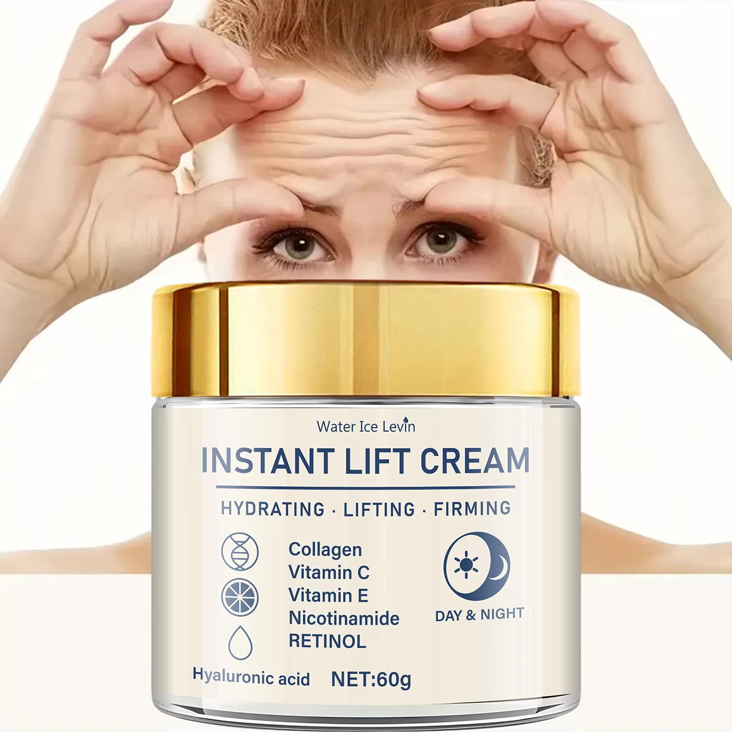 Facial Firming Lifting Cream  Hyaluronic Acid  Retinol Rich Moisturizer For Firming Lifting  Daily  2