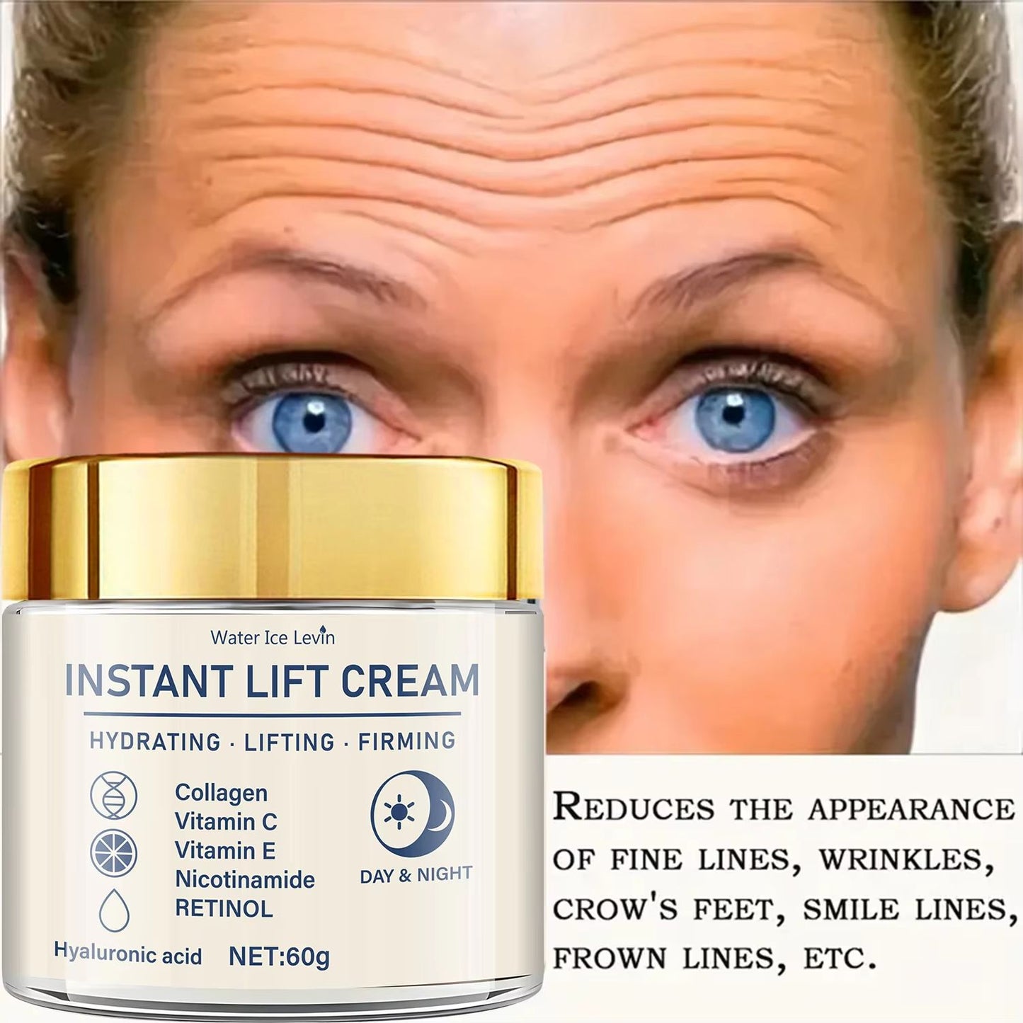 Facial Firming Lifting Cream  Hyaluronic Acid  Retinol Rich Moisturizer For Firming Lifting  Daily  3