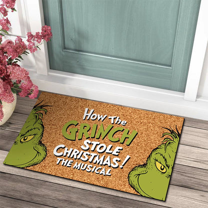 Christmas Door Mat  Outdoor Welcome Mat For Front Door Funny AntiSlip Rug 237 X 159 Inch 6