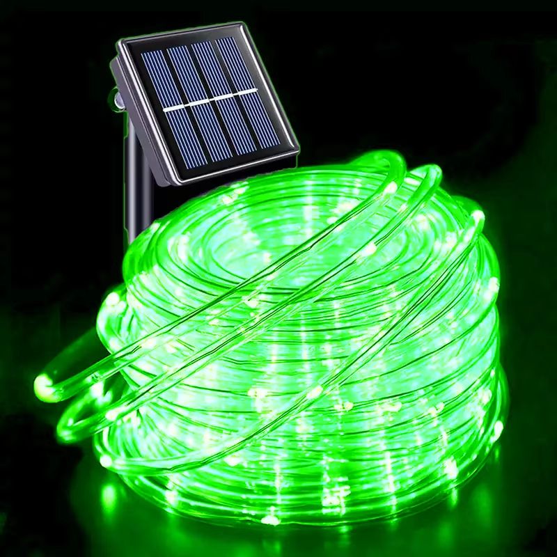 LED Solar Rope Lights  50100200 LEDs Waterproof Outdoor String Lights With 8 Modes For Garden Chris 10