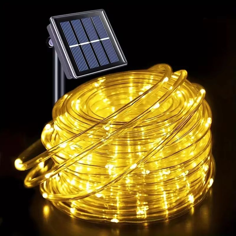 LED Solar Rope Lights  50100200 LEDs Waterproof Outdoor String Lights With 8 Modes For Garden Chris 7