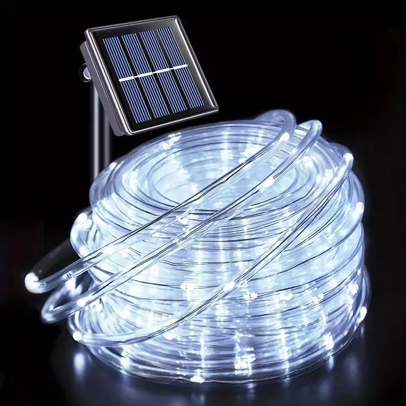 LED Solar Rope Lights  50100200 LEDs Waterproof Outdoor String Lights With 8 Modes For Garden Chris 8
