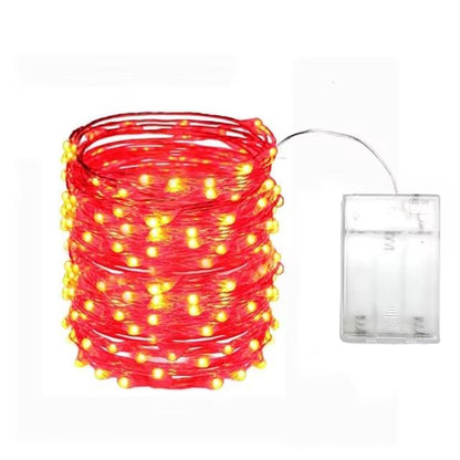 5M LED Fairy Lights  Battery Operated Copper Wire Garland String Lights For Outdoor Garden Party We 10