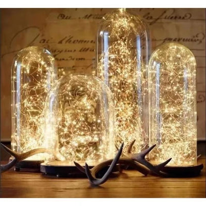 5M LED Fairy Lights  Battery Operated Copper Wire Garland String Lights For Outdoor Garden Party We 2