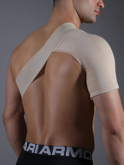 Breathable Elastic Shoulder Support Upper Back Brace 1
