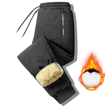 Ladies Plush Sports Long Drawstring Pant, Winter Thickened Women Pants, Solid Color Long Warm Straight Trousers