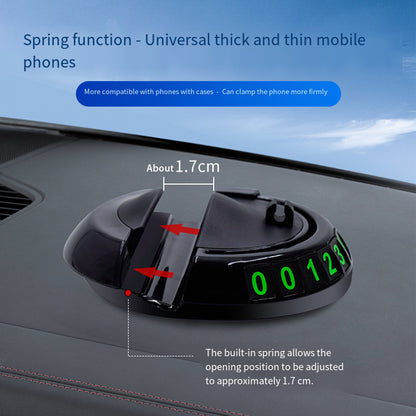 Non Slip Dashboard Mat With Rotation Phone Mount Car Anti Slip Holder Adhesive Dashboard Phone Stan 2