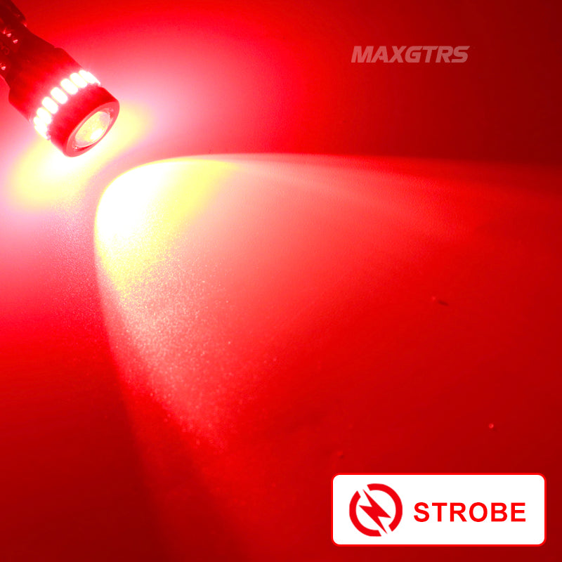 Canbus Light Bulbs Flash Strobe Parking Wedge Lamps Car Clearance Lights White Red Yellow Ice Blue 8