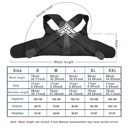 Back Brace Posture Corrector For Women And Men Adjustable Upper And Lower Back Support 6