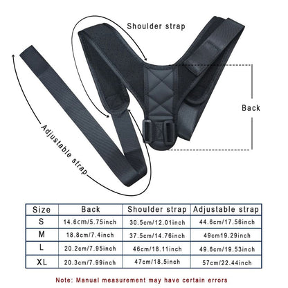 Back Posture Correction Belt For Men And Women Adjustable Shoulder Support Brace 5
