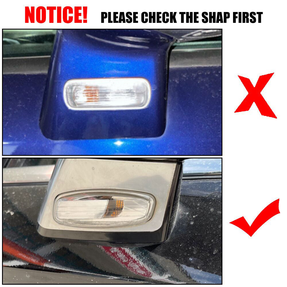 Sequential LED Side Marker Light Dynamic Turn Signal Blinker For Cars 2