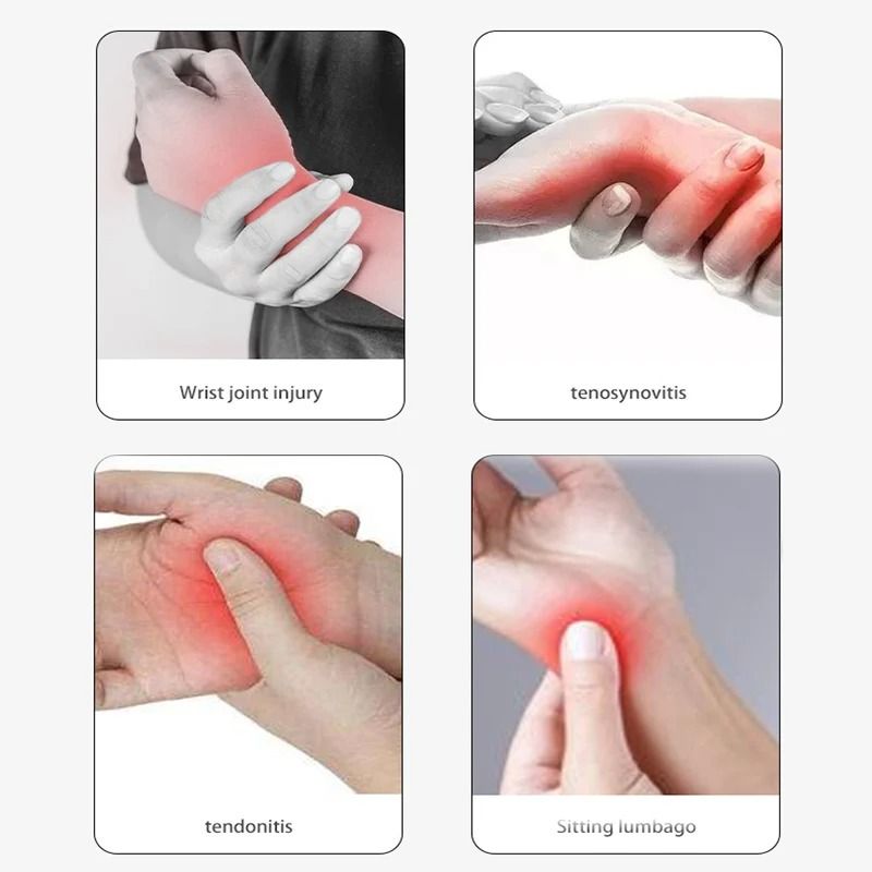 Electrically Heated Wrist Support Sleeve With Adjustable Temperature For Joint And Muscle Relief 2