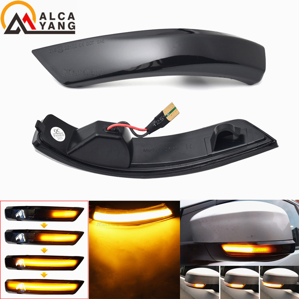LED Sequential Indicator, Dynamic Turn Signal Light, Side Mirror Blinker Lamp
