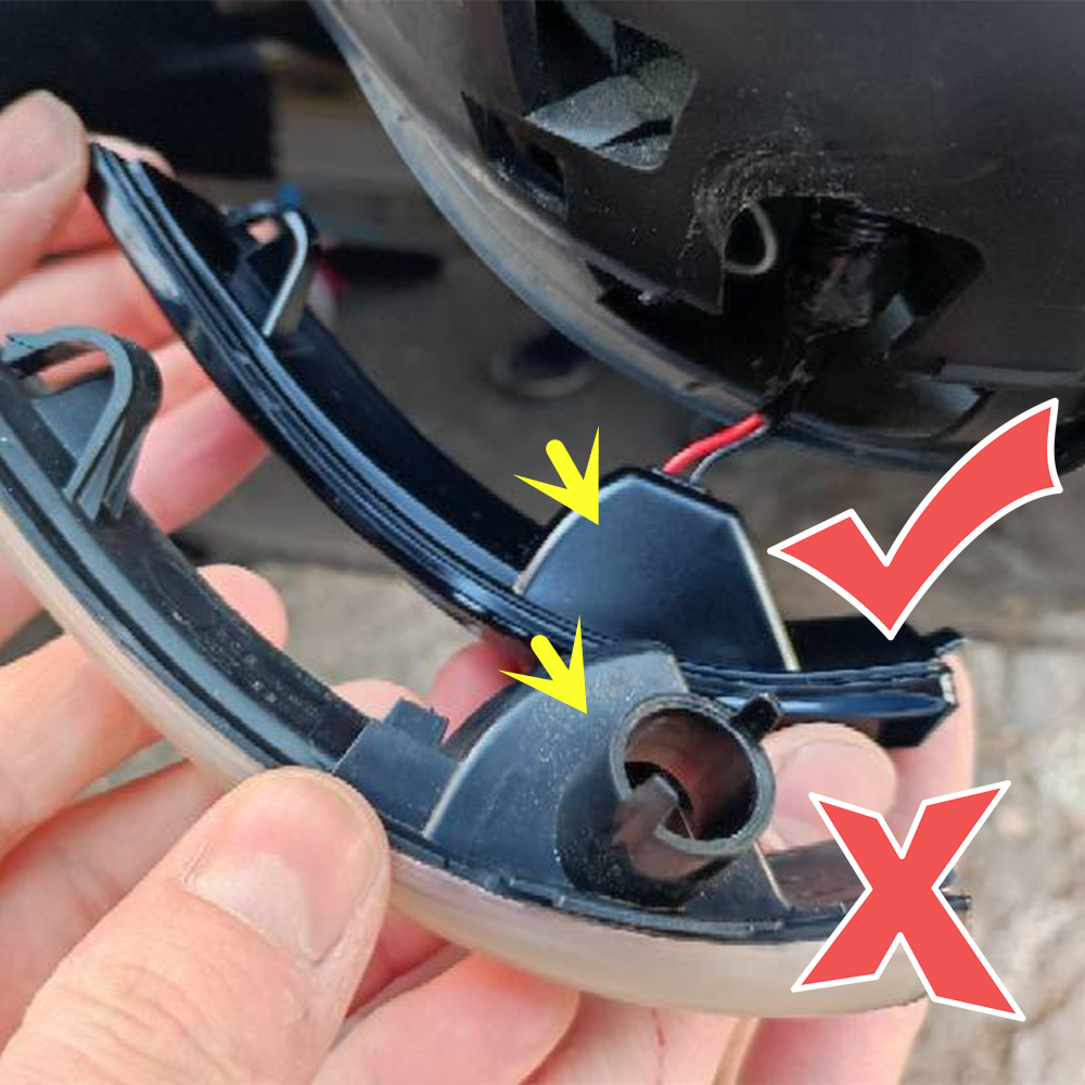 LED Sequential Indicator, Dynamic Turn Signal Light, Side Mirror Blinker Lamp