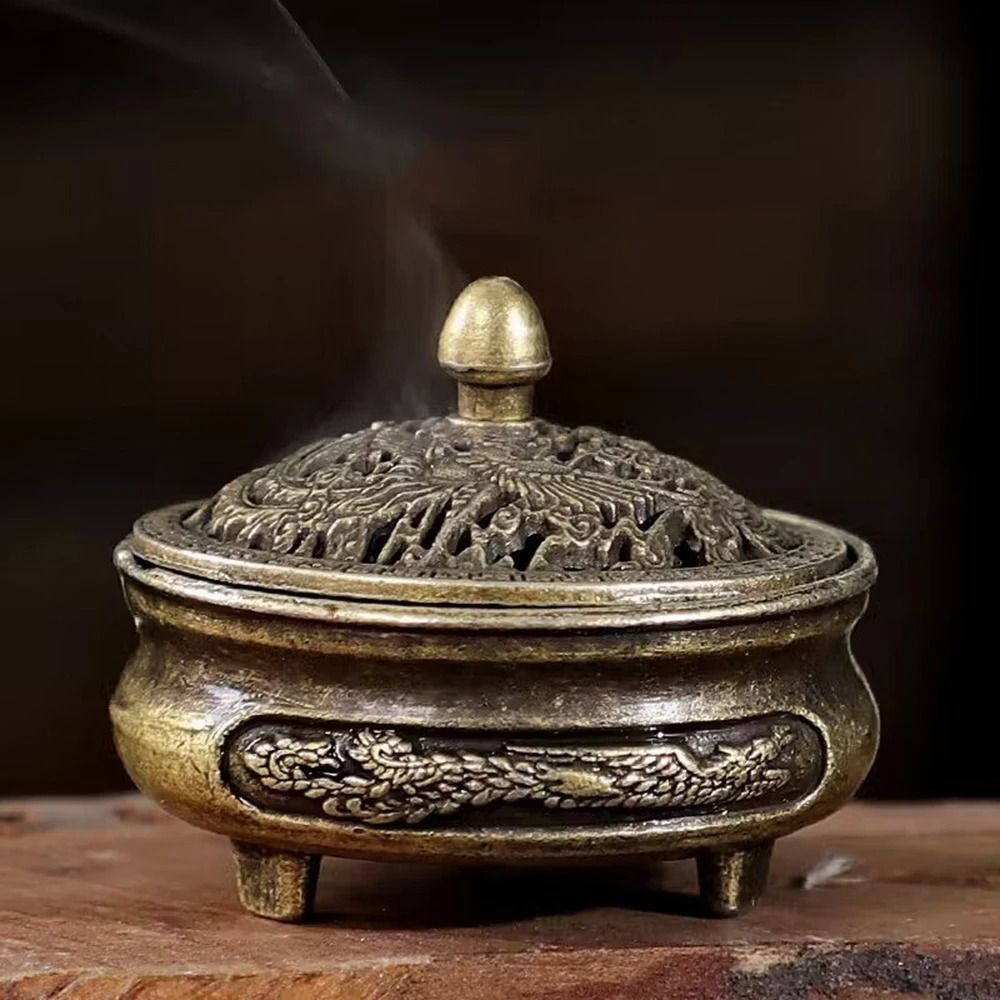Longfeng Fingertip Stove Three Legged Incense Burner For Aromatherapy And Home Decoration 2
