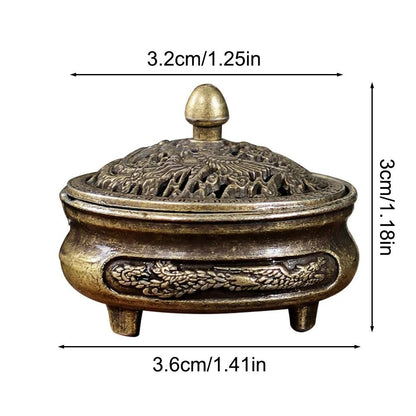 Longfeng Fingertip Stove Three Legged Incense Burner For Aromatherapy And Home Decoration 4