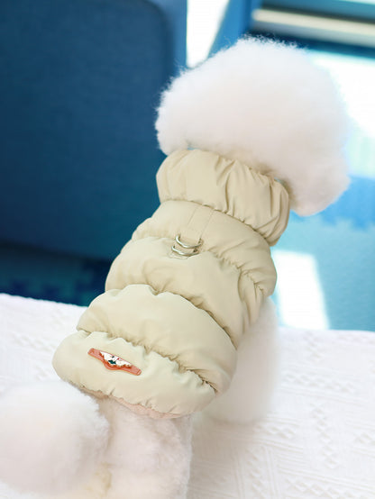 Thick Warm Dog Jacket For Autumn Winter Cozy Pet Coat For Small To Medium Dogs Poodle Teddy York Ou 8