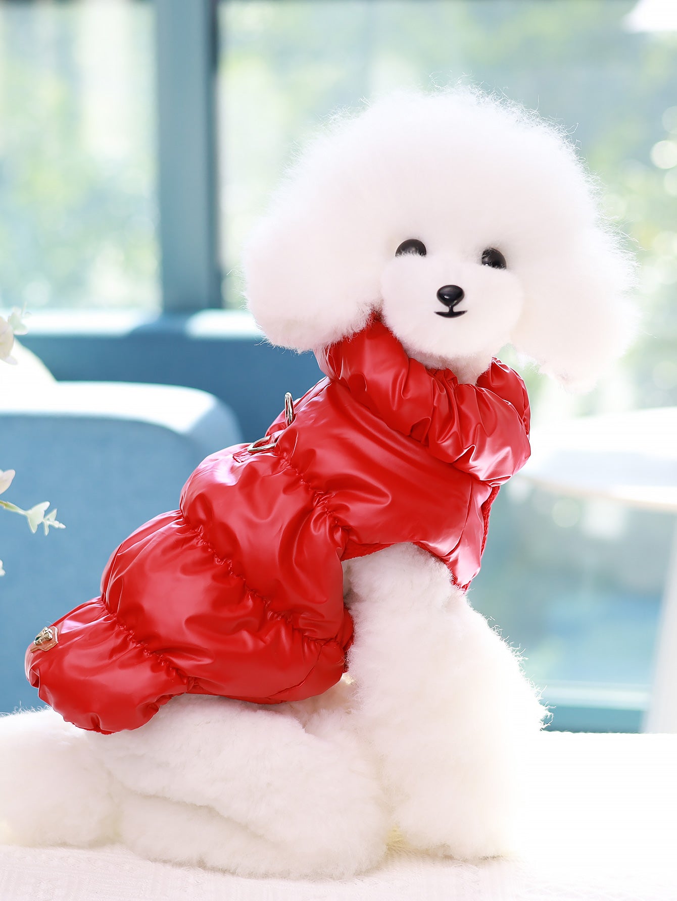 Thick Warm Dog Jacket For Autumn Winter Cozy Pet Coat For Small To Medium Dogs Poodle Teddy York Ou 11