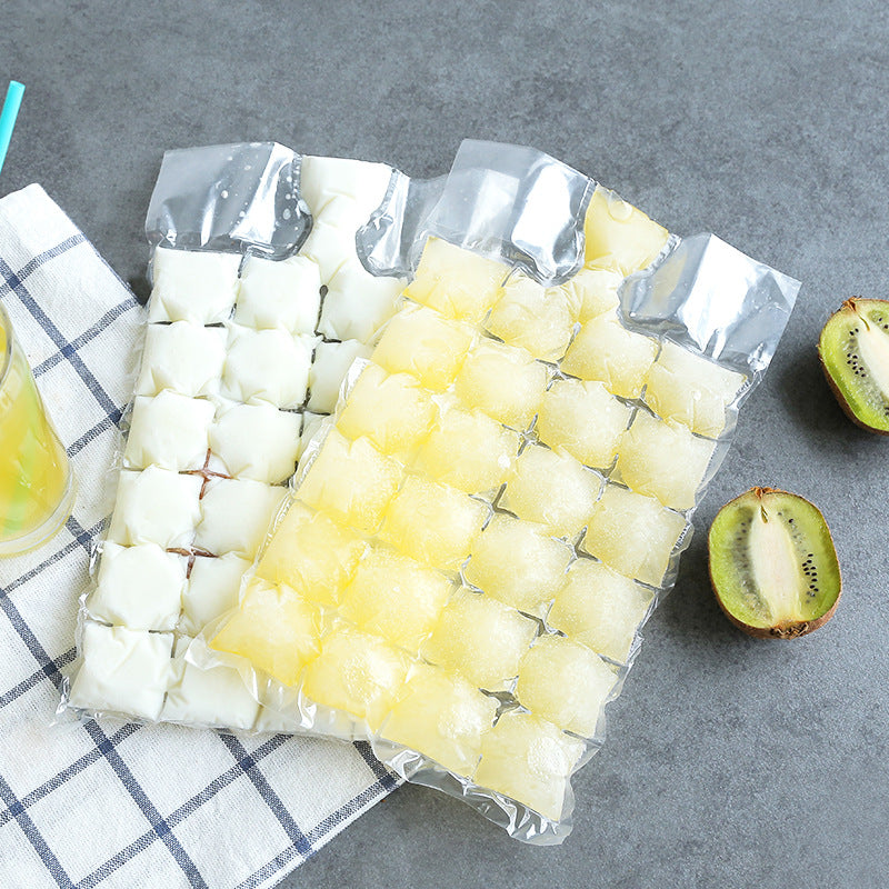 Bag Box Disposable Ice Cube Mold SelfSealing Ice Making Bags Edible Frozen Ice Tray Bag Lattice Ice 1