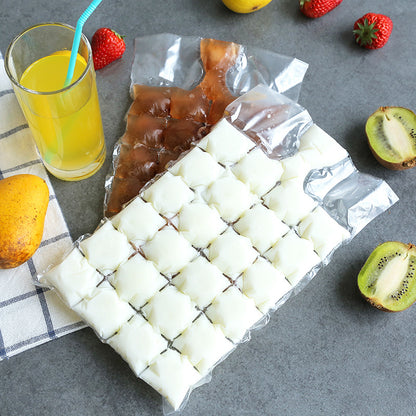 Bag Box Disposable Ice Cube Mold SelfSealing Ice Making Bags Edible Frozen Ice Tray Bag Lattice Ice 3