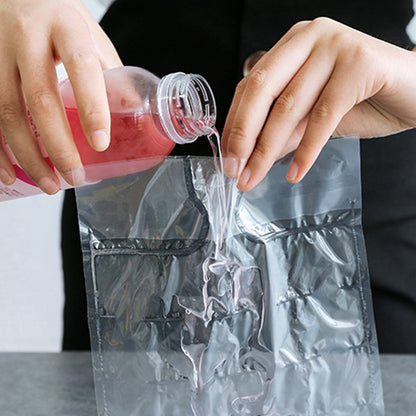 Bag Box Disposable Ice Cube Mold SelfSealing Ice Making Bags Edible Frozen Ice Tray Bag Lattice Ice 5
