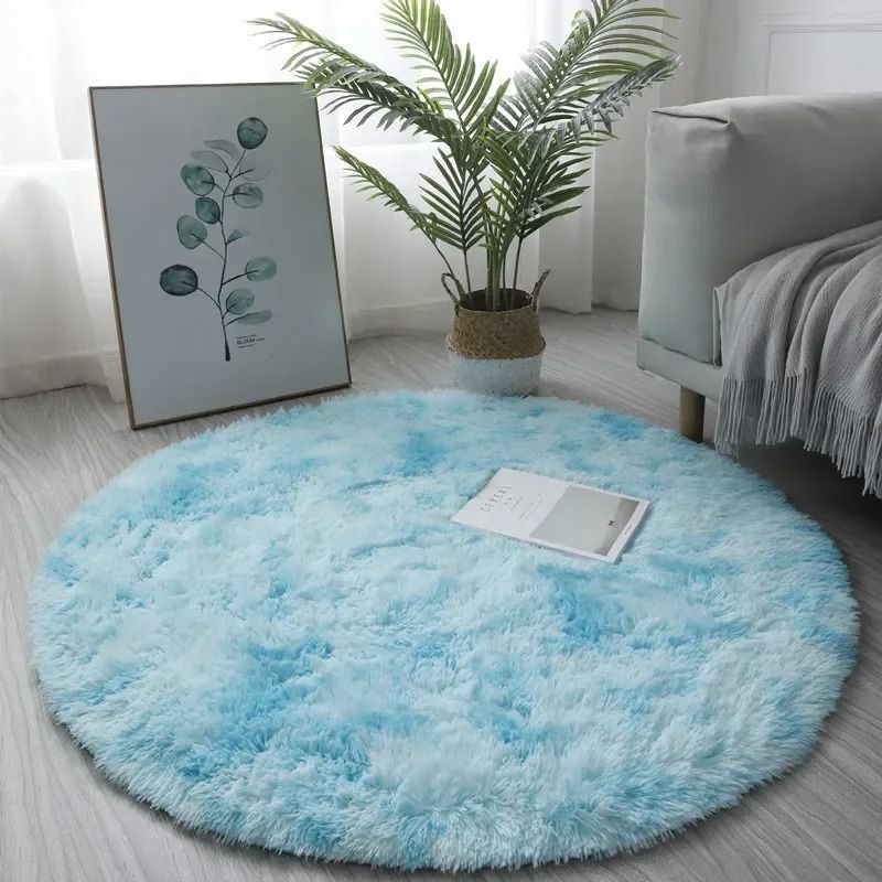 Super Soft Plush Round Rug Mat For Bedroom And Living Room Decoration 9