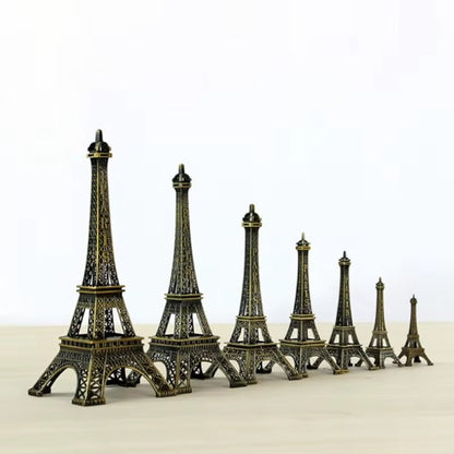 Metal Eiffel Tower Statue Exquisite Design Architecture Collectible Decorative Ornament Home Decor  1