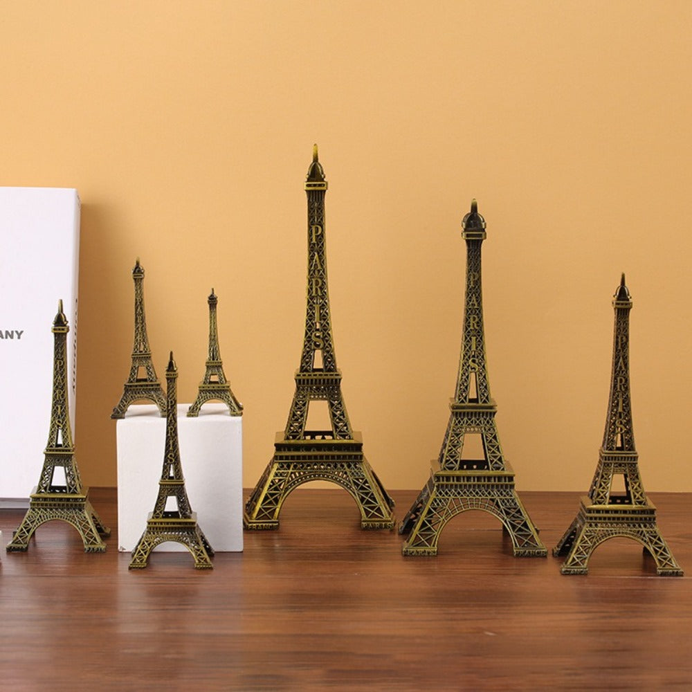 Metal Eiffel Tower Statue Exquisite Design Architecture Collectible Decorative Ornament Home Decor  2