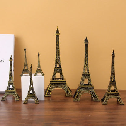 Metal Eiffel Tower Statue Exquisite Design Architecture Collectible Decorative Ornament Home Decor  2