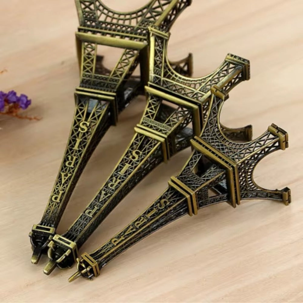 Metal Eiffel Tower Statue Exquisite Design Architecture Collectible Decorative Ornament Home Decor  3