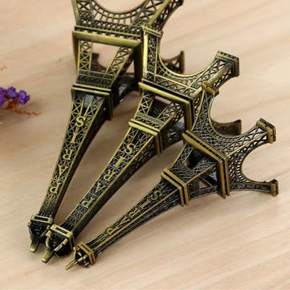 Metal Eiffel Tower Statue Exquisite Design Architecture Collectible Decorative Ornament Home Decor  3