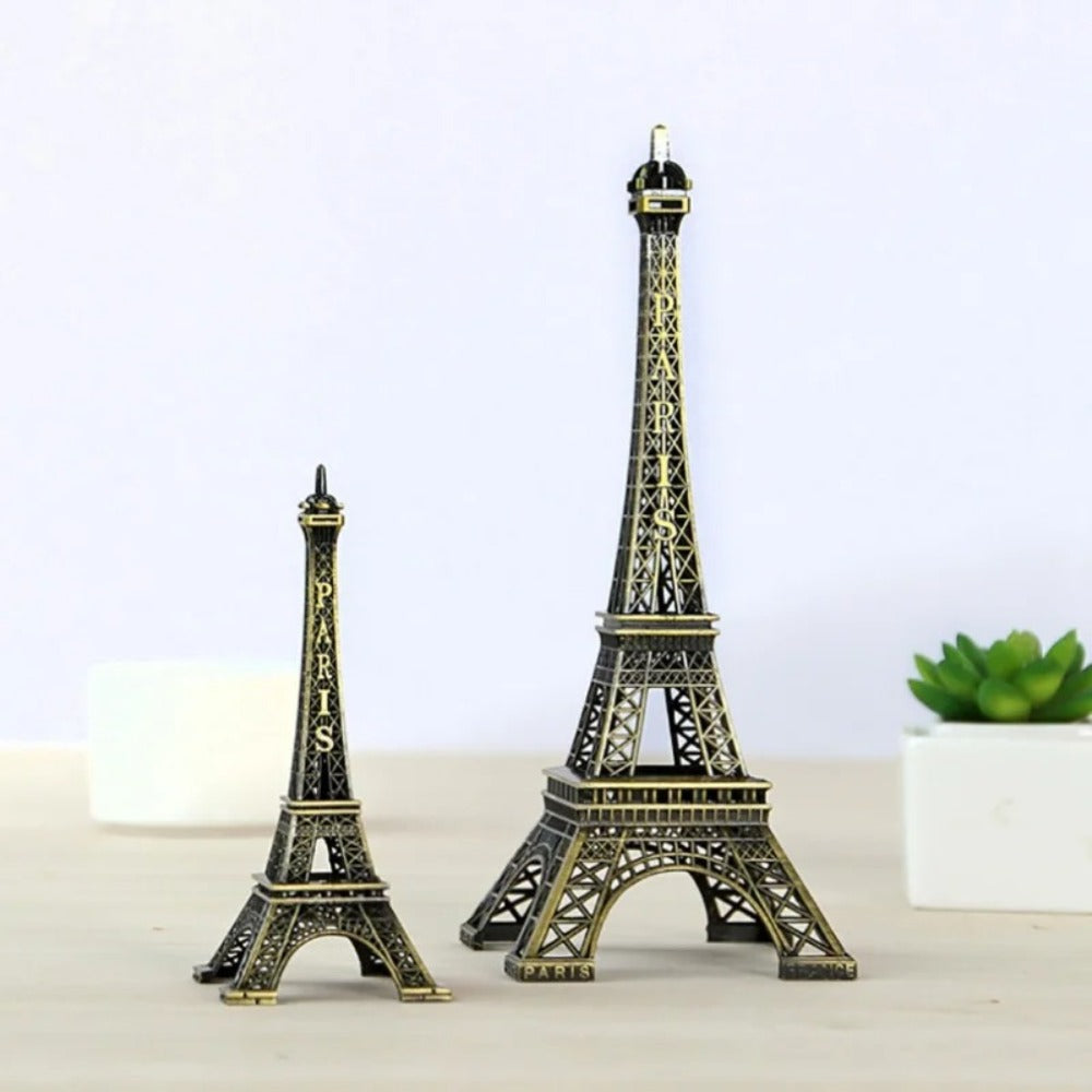 Metal Eiffel Tower Statue Exquisite Design Architecture Collectible Decorative Ornament Home Decor  4