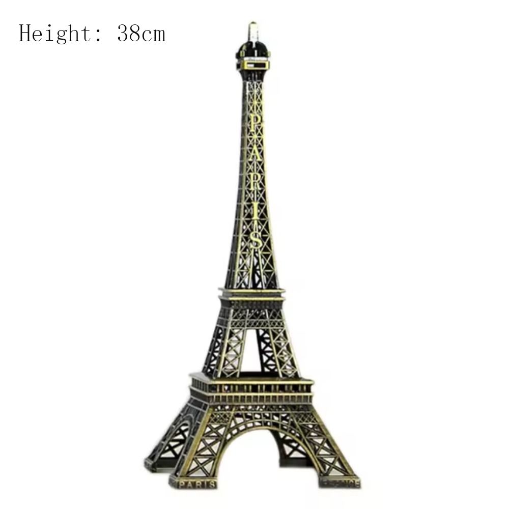 Metal Eiffel Tower Statue Exquisite Design Architecture Collectible Decorative Ornament Home Decor  8