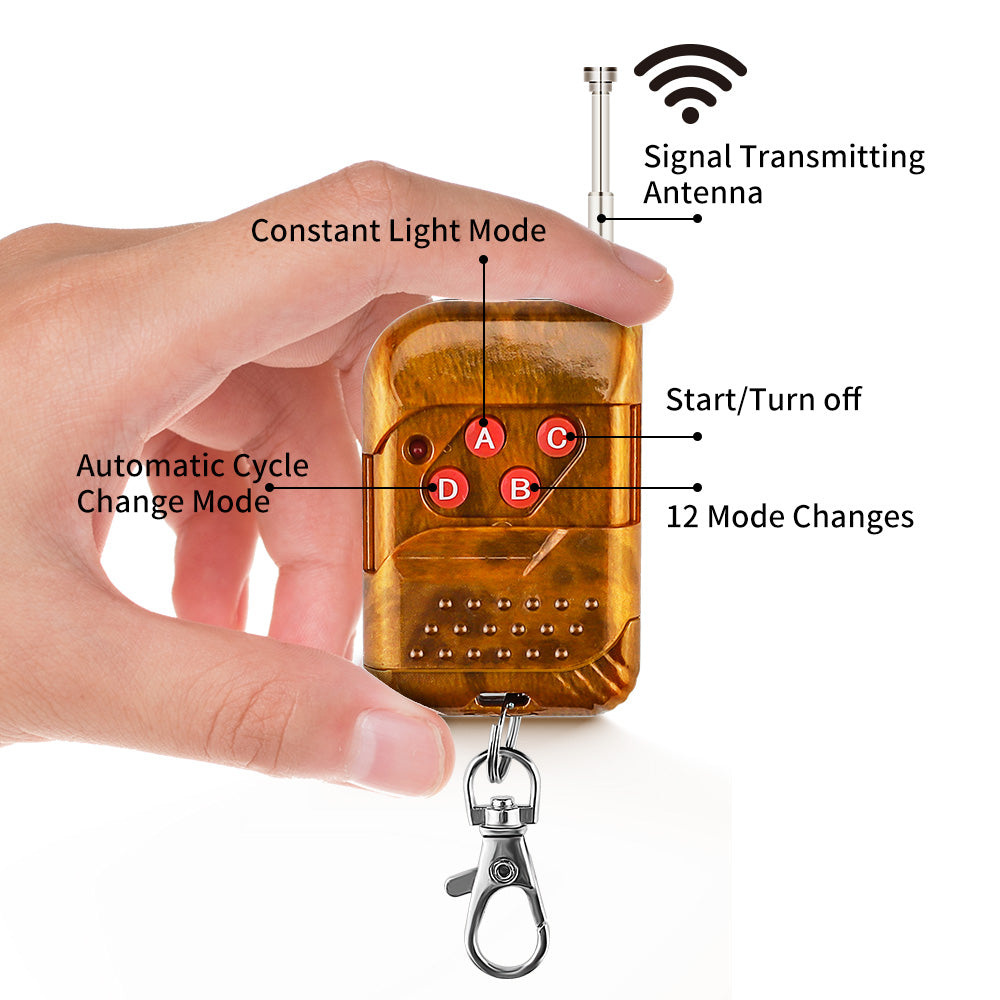Wireless LED Car Strobe Flash Warn Emergency Light DC Truck And Trailer Modification Accessory 1